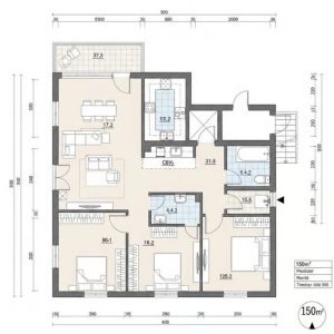 150m² Single-Storey House