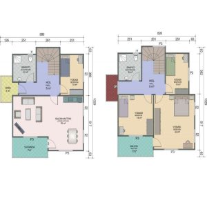 150m² Two-Storey House