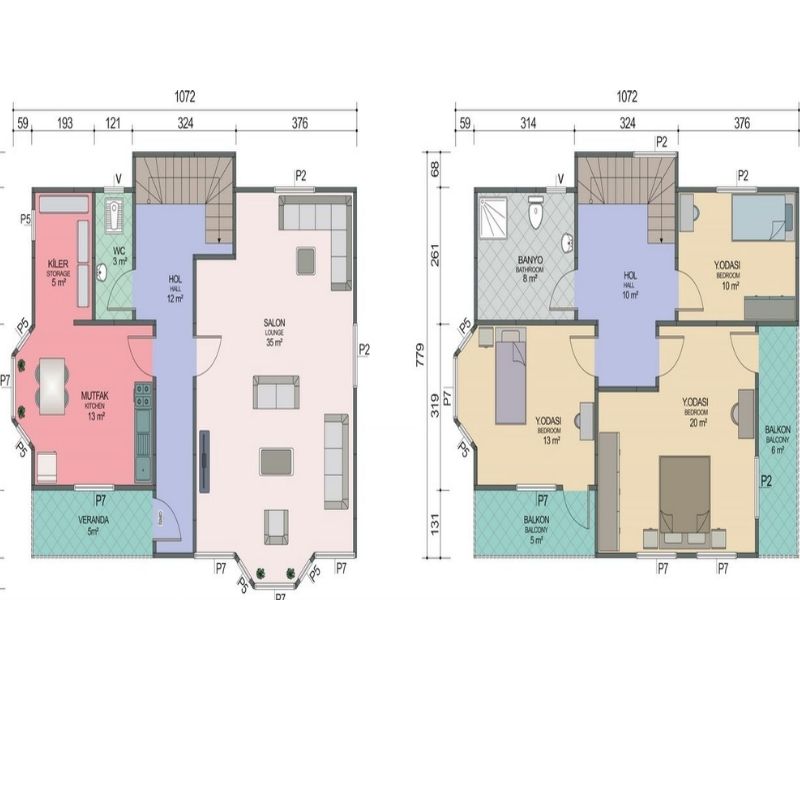 250m² Two-Storey House